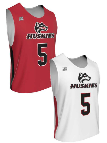 Dawg - Mens/Youth "Blackout" Custom Sublimated Reversible Standard Shoulder Sleeveless Lacrosse Practice Jersey Reversible Standard Shoulder All Sports Uniforms