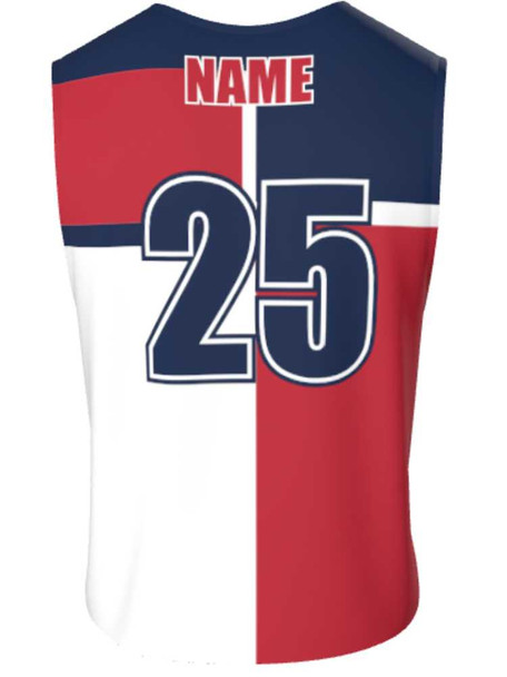 Dawg - Mens/Youth "Breakaway" Custom Sublimated Reversible Standard Shoulder Sleeveless Lacrosse Practice Jersey Reversible Standard Shoulder All Sports Uniforms