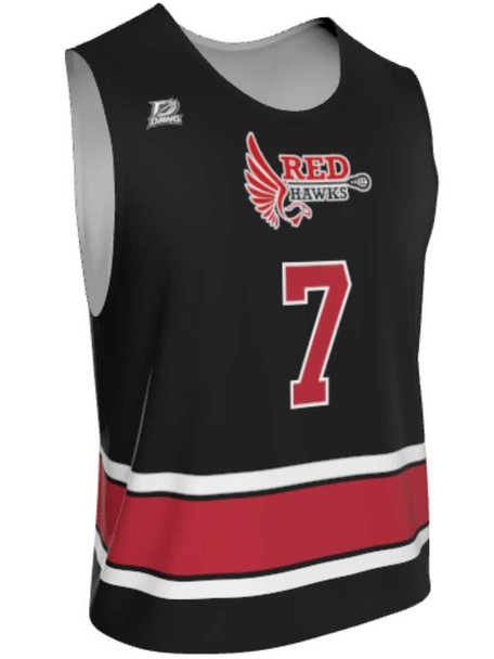 Dawg - Mens/Youth "Fast Lane" Custom Sublimated Reversible Standard Shoulder Sleeveless Lacrosse Practice Jersey Reversible Standard Shoulder All Sports Uniforms