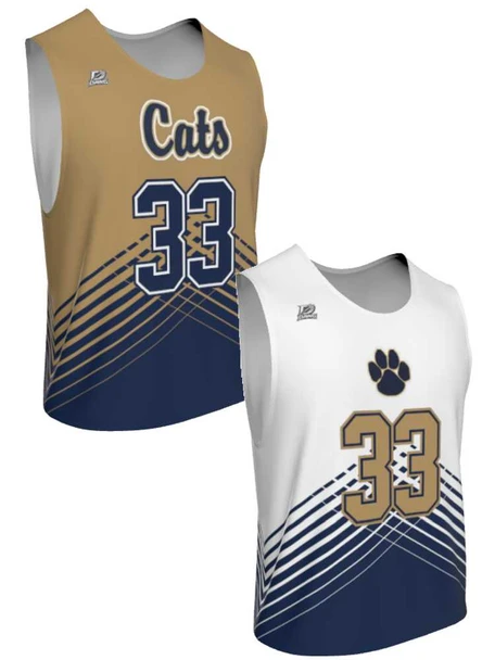 Dawg - Mens/Youth "Fighter" Custom Sublimated Reversible Standard Shoulder Sleeveless Lacrosse Practice Jersey Reversible Standard Shoulder All Sports Uniforms