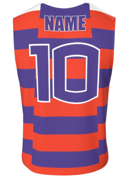 Dawg - Mens/Youth "First Strike" Custom Sublimated Reversible Standard Shoulder Sleeveless Lacrosse Practice Jersey Reversible Standard Shoulder All Sports Uniforms