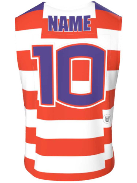 Dawg - Mens/Youth "First Strike" Custom Sublimated Reversible Standard Shoulder Sleeveless Lacrosse Practice Jersey Reversible Standard Shoulder All Sports Uniforms