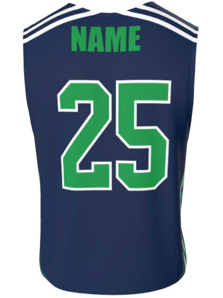 Dawg - Mens/Youth "Pack Leader" Custom Sublimated Reversible Standard Shoulder Sleeveless Lacrosse Practice Jersey Reversible Standard Shoulder All Sports Uniforms