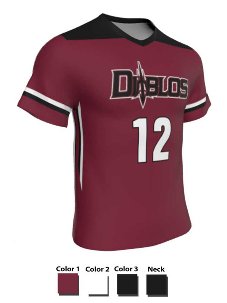 Dawg - Mens/Youth "Bite Back" Custom Sublimated Short Sleeve Lacrosse Uniform Short Sleeve All Sports Uniforms