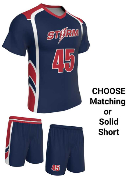 Dawg - Mens/Youth "Kill Shot" Custom Sublimated Short Sleeve Lacrosse Uniform Short Sleeve All Sports Uniforms