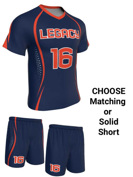 Dawg - Mens/Youth "No Mercy" Custom Sublimated Short Sleeve Lacrosse Uniform Short Sleeve All Sports Uniforms