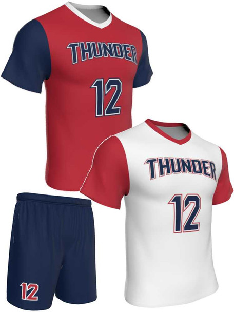 Dawg - Mens/Youth "Pure Bred" Custom Sublimated Short Sleeve Reversible Lacrosse Uniform Reversible Short Sleeve All Sports Uniforms