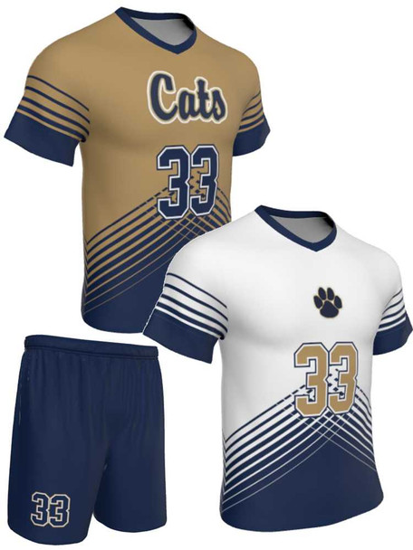 Dawg - Mens/Youth "Fighter" Custom Sublimated Short Sleeve Reversible Lacrosse Uniform Reversible Short Sleeve All Sports Uniforms