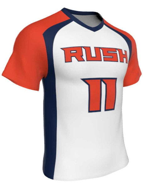 Dawg - Mens/Youth "Iron Muzzle" Custom Sublimated Short Sleeve Reversible Lacrosse Uniform Reversible Short Sleeve All Sports Uniforms