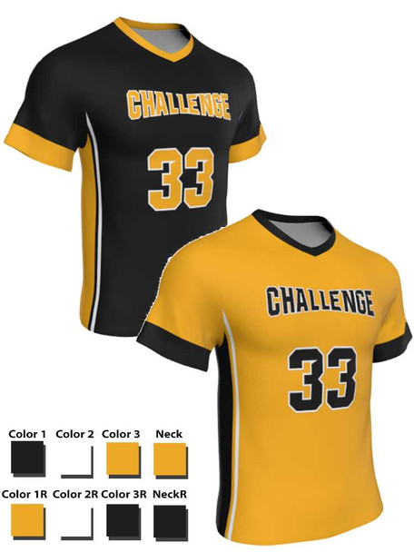 Dawg - Mens/Youth "Relentless" Custom Sublimated Short Sleeve Reversible Lacrosse Uniform Reversible Short Sleeve All Sports Uniforms