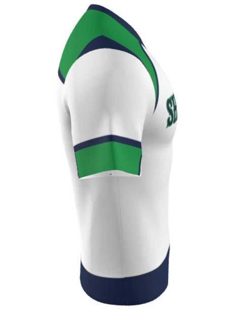 Dawg - Mens/Youth "Earned" Custom Sublimated Short Sleeve Reversible Lacrosse Uniform Reversible Short Sleeve All Sports Uniforms