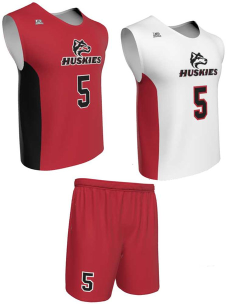 Dawg - Mens/Youth "Blackout" Custom Sublimated Wide Shoulder Reversible Lacrosse Uniform Reversible Wide Shoulder All Sports Uniforms