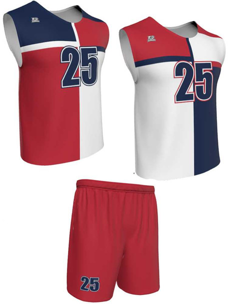 Dawg - Mens/Youth "Breakaway" Custom Sublimated Wide Shoulder Reversible Lacrosse Uniform Reversible Wide Shoulder All Sports Uniforms