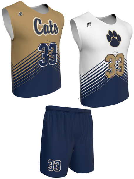 Dawg - Mens/Youth "Fighter" Custom Sublimated Wide Shoulder Reversible Lacrosse Uniform