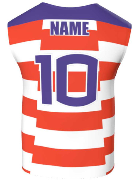 Dawg - Mens/Youth "First Strike" Custom Sublimated Wide Shoulder Reversible Lacrosse Uniform Reversible Wide Shoulder All Sports Uniforms