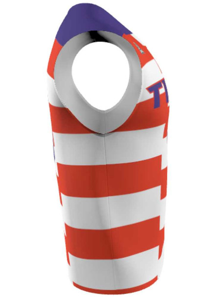 Dawg - Mens/Youth "First Strike" Custom Sublimated Wide Shoulder Reversible Lacrosse Uniform Reversible Wide Shoulder All Sports Uniforms