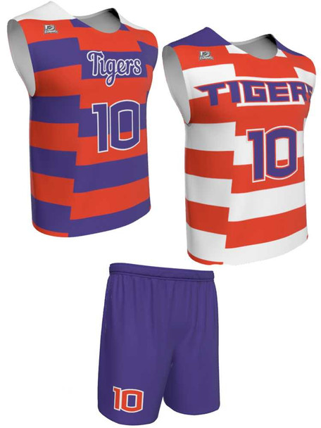 Dawg - Mens/Youth "First Strike" Custom Sublimated Wide Shoulder Reversible Lacrosse Uniform Reversible Wide Shoulder All Sports Uniforms