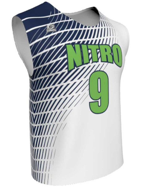 Dawg - Mens/Youth "Frontline" Custom Sublimated Wide Shoulder Reversible Lacrosse Uniform Reversible Wide Shoulder All Sports Uniforms