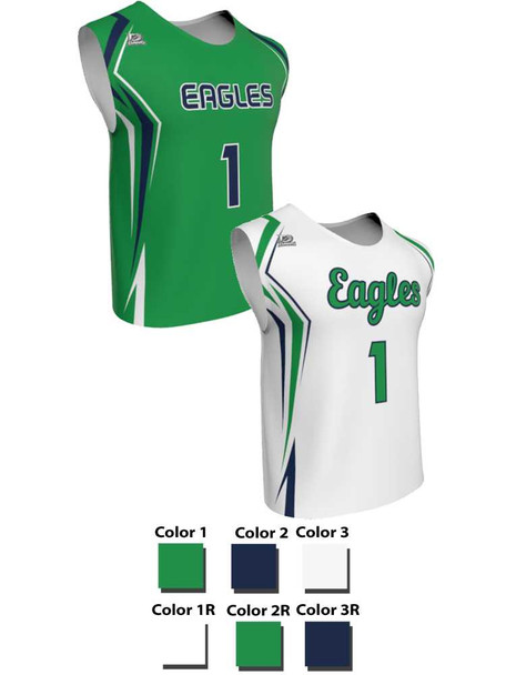 Dawg - Mens/Youth "Full Speed" Custom Sublimated Wide Shoulder Reversible Lacrosse Uniform Reversible Wide Shoulder All Sports Uniforms