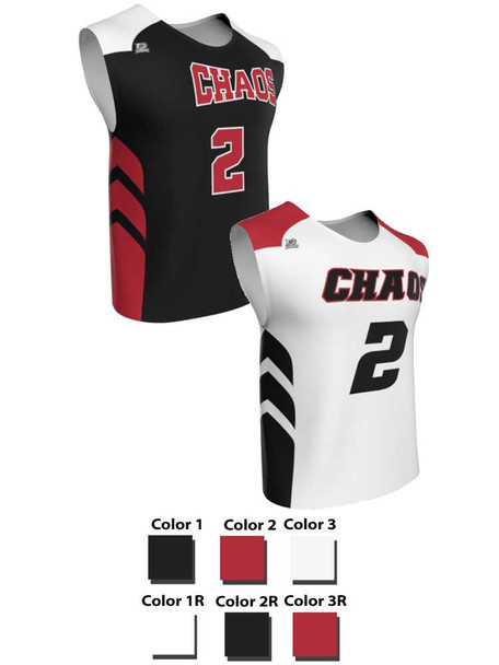 Dawg - Mens/Youth "Grind" Custom Sublimated Wide Shoulder Reversible Lacrosse Uniform Reversible Wide Shoulder All Sports Uniforms