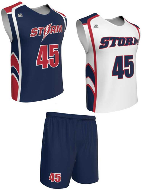 Dawg - Mens/Youth "Kill Shot" Custom Sublimated Wide Shoulder Reversible Lacrosse Uniform Reversible Wide Shoulder All Sports Uniforms