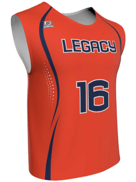 Dawg - Mens/Youth "No Mercy" Custom Sublimated Wide Shoulder Reversible Lacrosse Uniform Reversible Wide Shoulder All Sports Uniforms