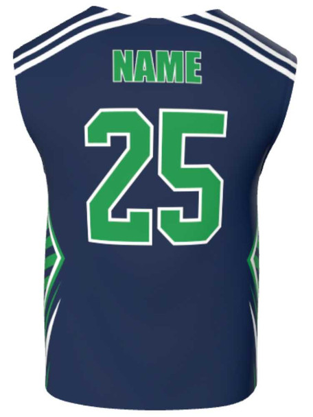 Dawg - Mens/Youth "Pack Leader" Custom Sublimated Wide Shoulder Reversible Lacrosse Uniform Reversible Wide Shoulder All Sports Uniforms