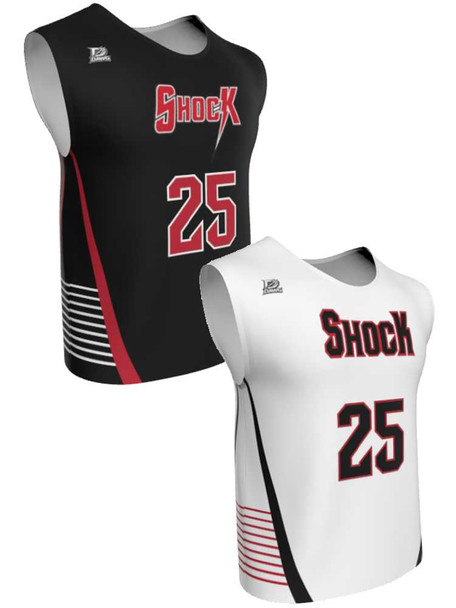 Dawg - Mens/Youth "War Ready" Custom Sublimated Wide Shoulder Reversible Lacrosse Uniform Reversible Wide Shoulder All Sports Uniforms