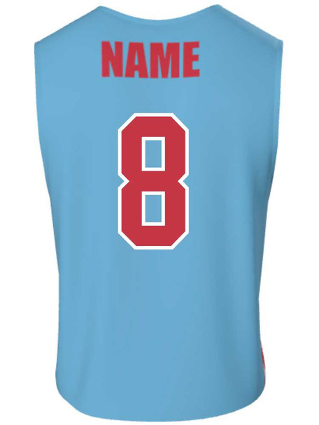 Dawg - Mens/Youth "Alpha Pak" Custom Sublimated Reversible Standard Shoulder Sleeveless Lacrosse Practice Uniform Set Reversible Standard Shoulder All Sports Uniforms