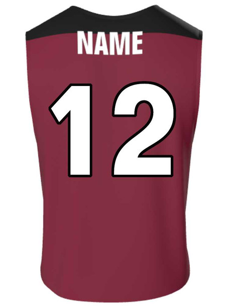 Dawg - Mens/Youth "Bite Back" Custom Sublimated Reversible Standard Shoulder Sleeveless Lacrosse Practice Uniform Set Reversible Standard Shoulder All Sports Uniforms