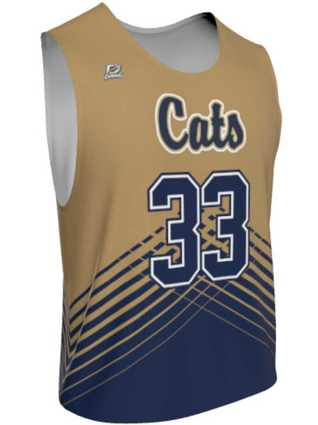 Dawg - Mens/Youth "Fighter" Custom Sublimated Reversible Standard Shoulder Sleeveless Lacrosse Practice Uniform Set Reversible Standard Shoulder All Sports Uniforms