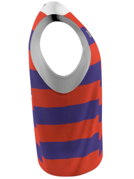 Dawg - Mens/Youth "First Strike" Custom Sublimated Reversible Standard Shoulder Sleeveless Lacrosse Practice Uniform Set Reversible Standard Shoulder All Sports Uniforms