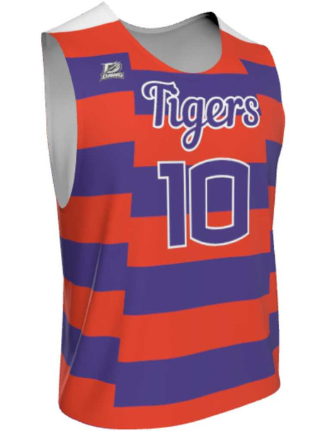 Dawg - Mens/Youth "First Strike" Custom Sublimated Reversible Standard Shoulder Sleeveless Lacrosse Practice Uniform Set Reversible Standard Shoulder All Sports Uniforms