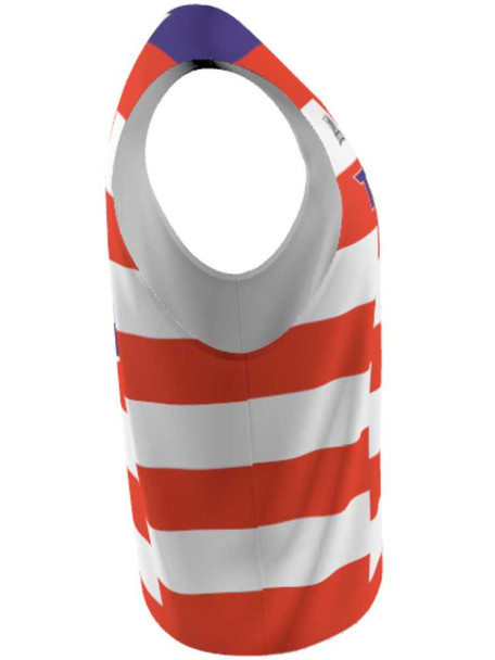 Dawg - Mens/Youth "First Strike" Custom Sublimated Reversible Standard Shoulder Sleeveless Lacrosse Practice Uniform Set Reversible Standard Shoulder All Sports Uniforms