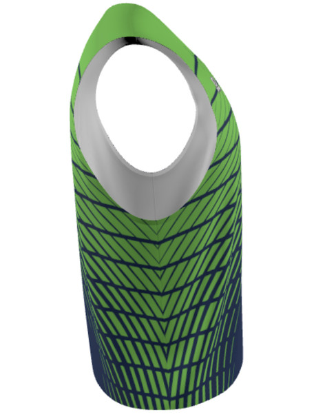 Dawg - Mens/Youth "Frontline" Custom Sublimated Reversible Standard Shoulder Sleeveless Lacrosse Practice Uniform Set