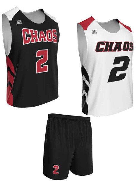Dawg - Mens/Youth "Grind" Custom Sublimated Reversible Standard Shoulder Sleeveless Lacrosse Practice Uniform Set Reversible Standard Shoulder All Sports Uniforms