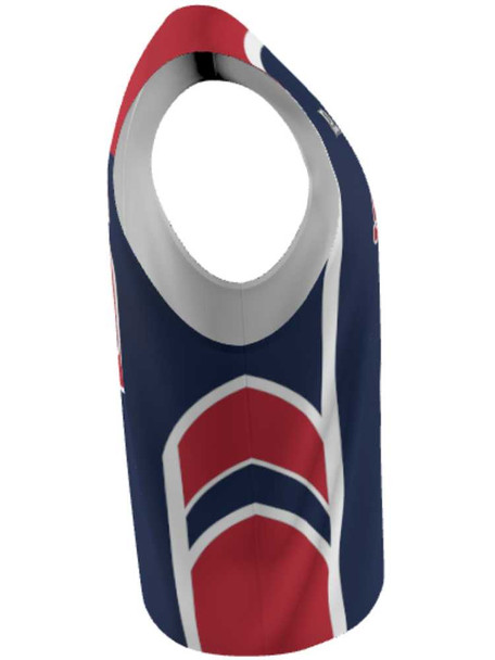 Dawg - Mens/Youth "Kill Shot" Custom Sublimated Reversible Standard Shoulder Sleeveless Lacrosse Practice Uniform Set Reversible Standard Shoulder All Sports Uniforms