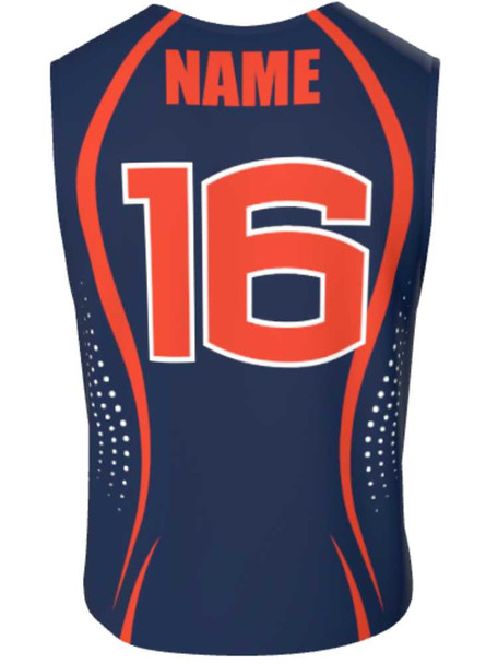 Dawg - Mens/Youth "No Mercy" Custom Sublimated Reversible Standard Shoulder Sleeveless Lacrosse Practice Uniform Set Reversible Standard Shoulder All Sports Uniforms