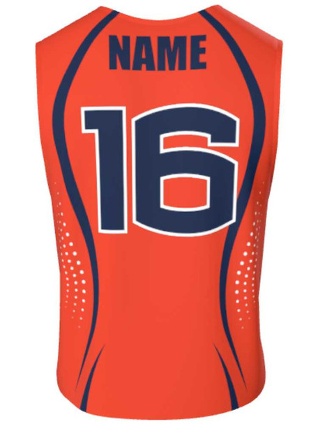 Dawg - Mens/Youth "No Mercy" Custom Sublimated Reversible Standard Shoulder Sleeveless Lacrosse Practice Uniform Set Reversible Standard Shoulder All Sports Uniforms