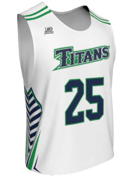 Dawg - Mens/Youth "Pack Leader" Custom Sublimated Reversible Standard Shoulder Sleeveless Lacrosse Practice Uniform Set Reversible Standard Shoulder All Sports Uniforms