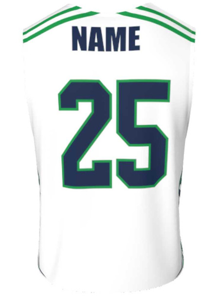 Dawg - Mens/Youth "Pack Leader" Custom Sublimated Reversible Standard Shoulder Sleeveless Lacrosse Practice Uniform Set Reversible Standard Shoulder All Sports Uniforms