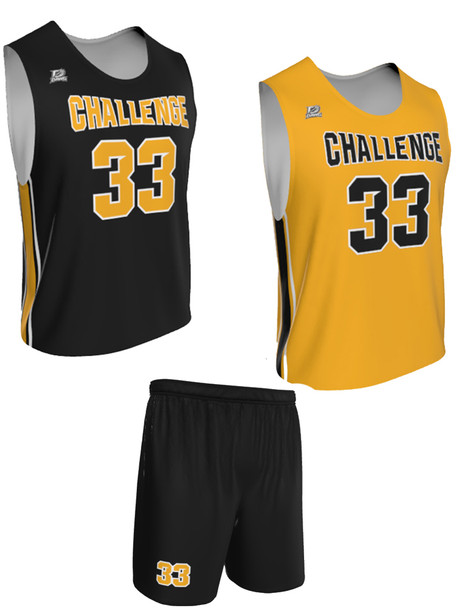 Dawg - Mens/Youth "Relentless" Custom Sublimated Reversible Standard Shoulder Sleeveless Lacrosse Practice Uniform Set