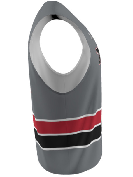 Dawg - Mens/Youth "Top Dawg" Custom Sublimated Reversible Standard Shoulder Sleeveless Lacrosse Practice Uniform Set