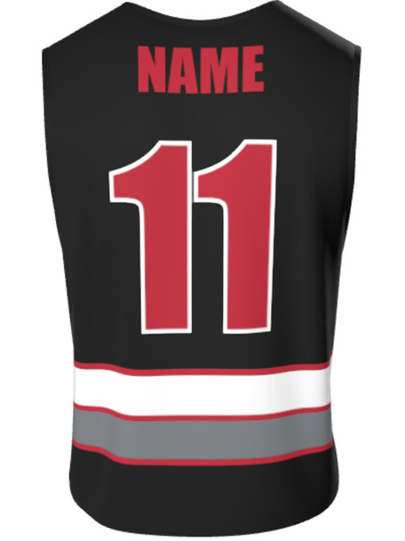Dawg - Mens/Youth "Top Dawg" Custom Sublimated Reversible Standard Shoulder Sleeveless Lacrosse Practice Uniform Set
