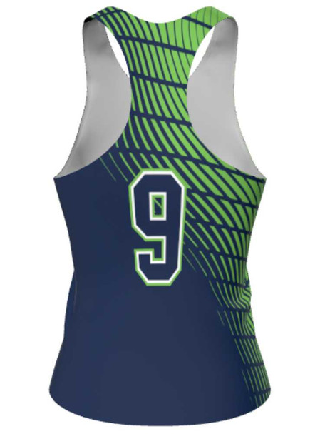 Dawg - Ladies/Girls "Frontline" Custom Sublimated Reversible Lacrosse Uniform Set Ladies Practice Uniforms All Sports Uniforms