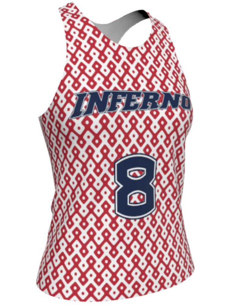 Dawg - Ladies/Girls "Night Hunt" Custom Sublimated Reversible Lacrosse Uniform Set Ladies Practice Uniforms All Sports Uniforms