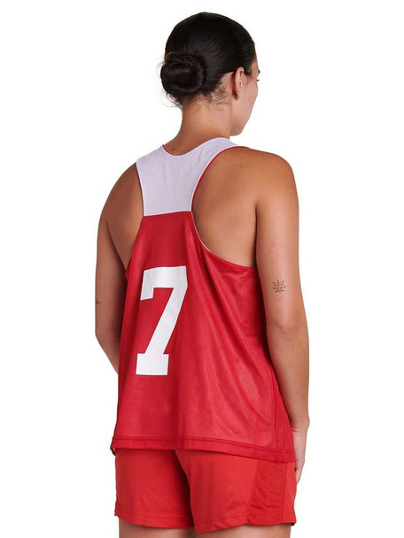 Womens/Girls "Velocity" Reversible Racerback Lacrosse Pinnie Set Uniform Sets All Sports Uniforms