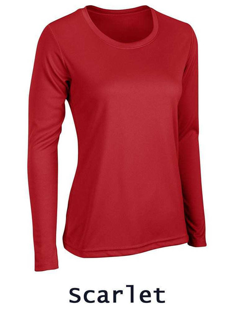 Womens "Lightweight Essential" Lacrosse warm Up Shirt Stock Warm Up Shirts All Sports Uniforms