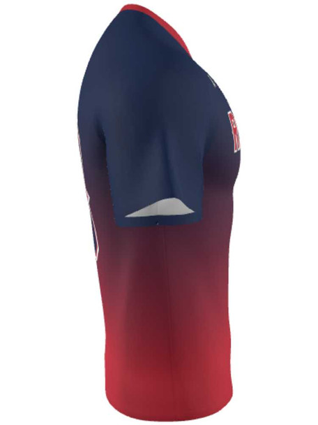 Dawg - Mens/Youth "Pure Bred Gradient" Custom Sublimated Short Sleeve Lacrosse Uniform Short Sleeve All Sports Uniforms