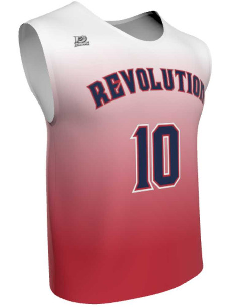Dawg - Mens/Youth "Pure Bred Gradient" Custom Sublimated Wide Shoulder Reversible Lacrosse Uniform Reversible Wide Shoulder All Sports Uniforms